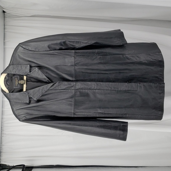 Croft & Barrow Lambskin Leather Fully Lined Hidden Buttons Side Seam Pocket XL - Picture 1 of 11